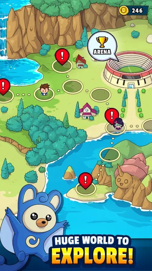 Screenshot of the Dynamons 2 app
