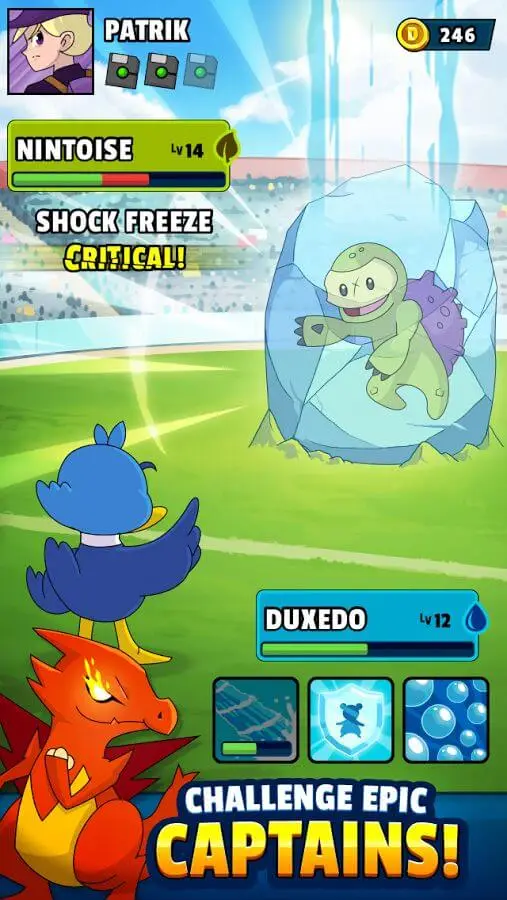Screenshot of the Dynamons 2 app