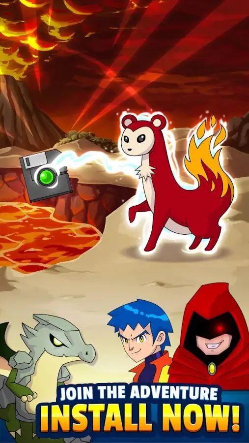 Screenshot of the Dynamons 2 app