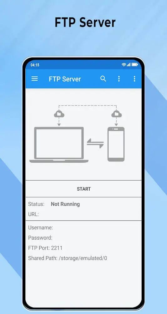 Screenshot of the ESx File Manager & Explorer app