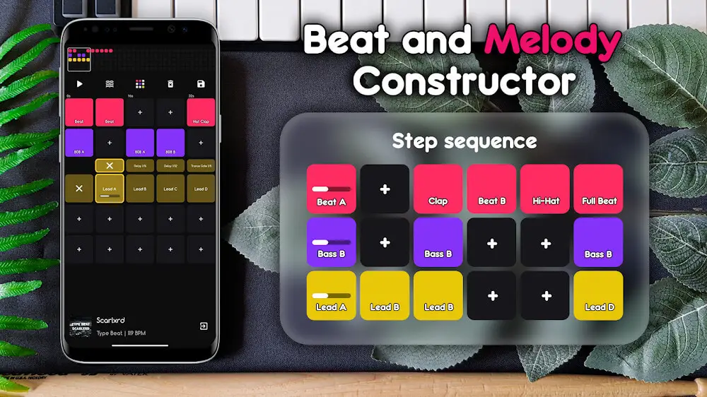 Screenshot of the Easy Beat game