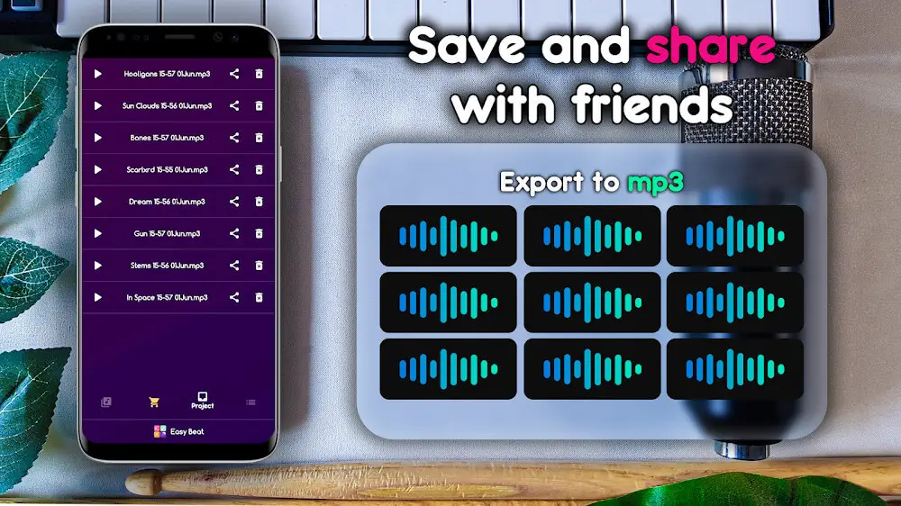 Screenshot of the Easy Beat game