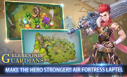 Screenshot of the Elemental Guardians game