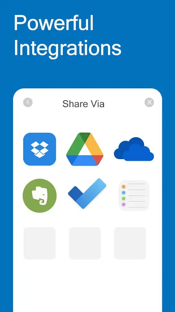 Screenshot of the Email for Yahoo mail app