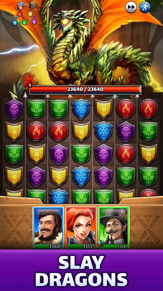 Screenshot of the Empires & Puzzles app