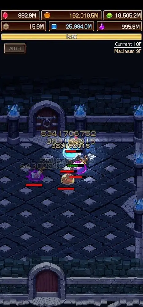 Screenshot of the Enchant Hero app