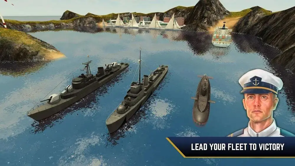 Screenshot of the Enemy Waters game