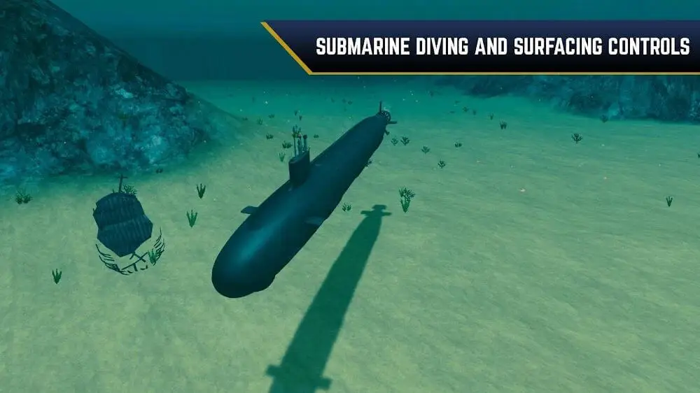 Screenshot of the Enemy Waters game