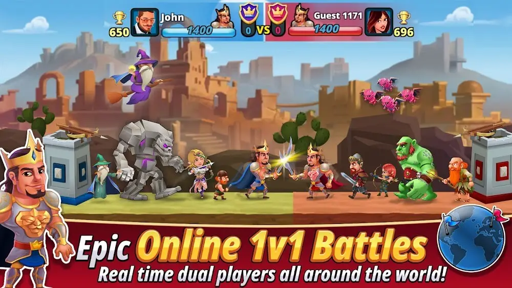 Screenshot of the Epic Brawl game