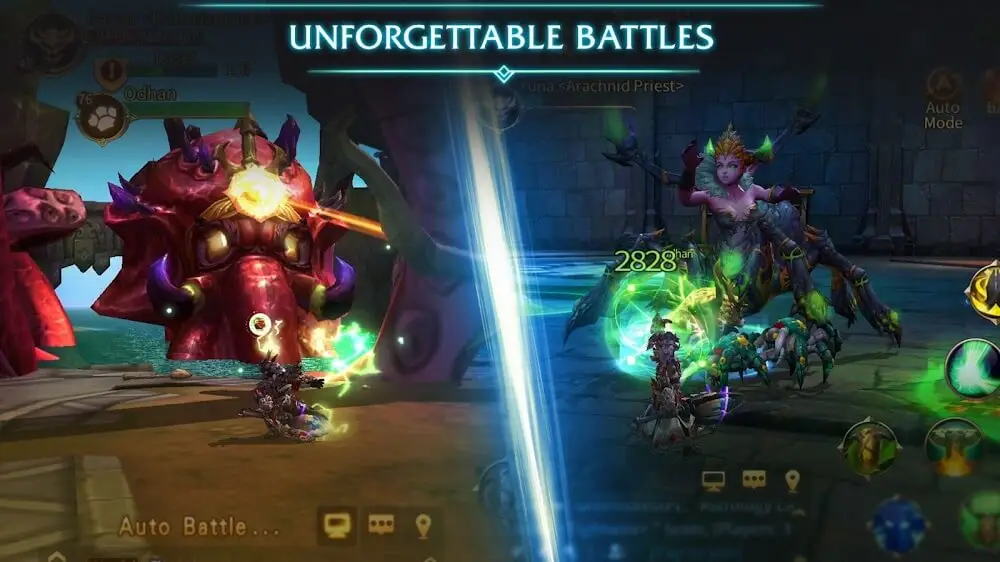 Screenshot of the Era of Legends game