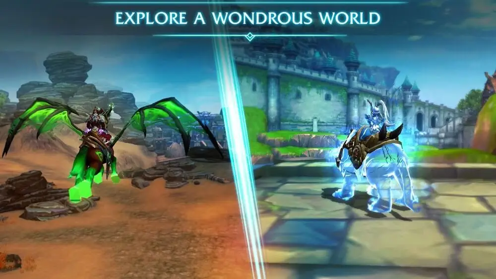 Screenshot of the Era of Legends game