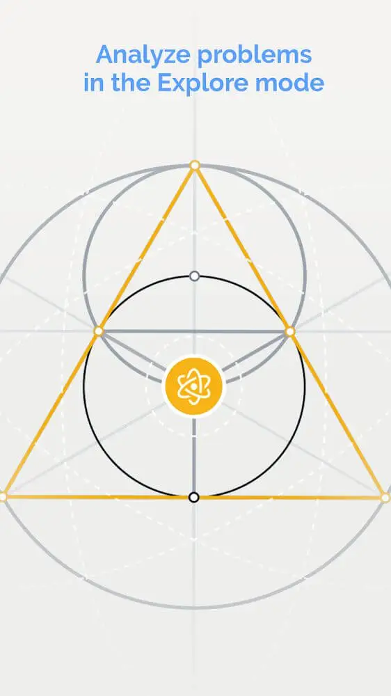 Screenshot of the Euclidea app