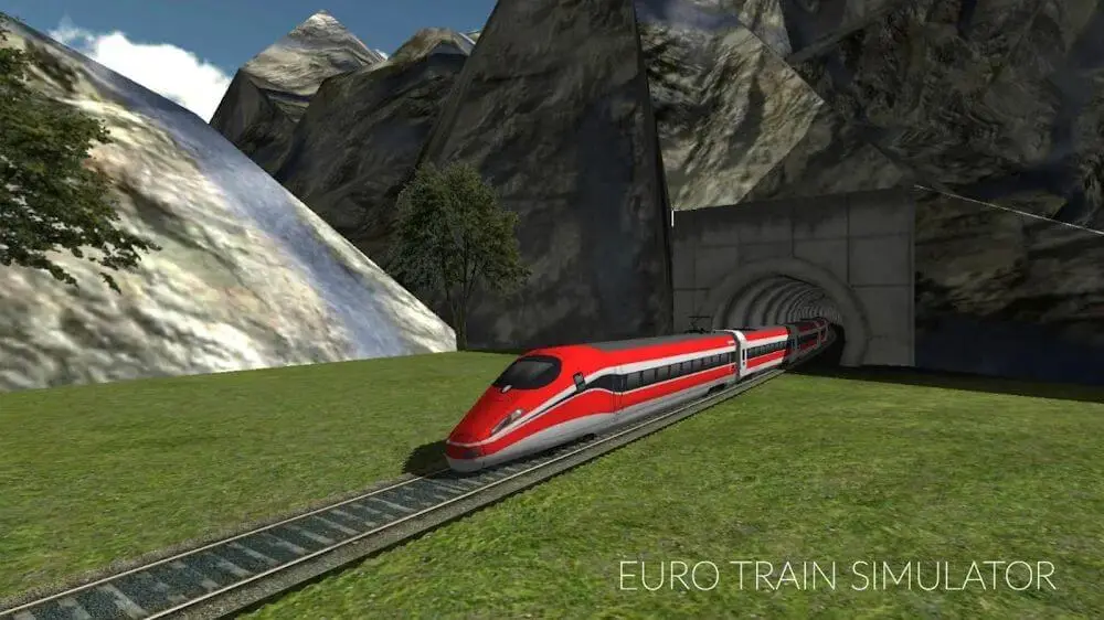Screenshot of the Euro Train Simulator game