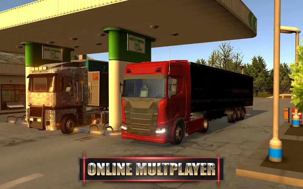 Screenshot of the Euro Truck Driver 2018 game