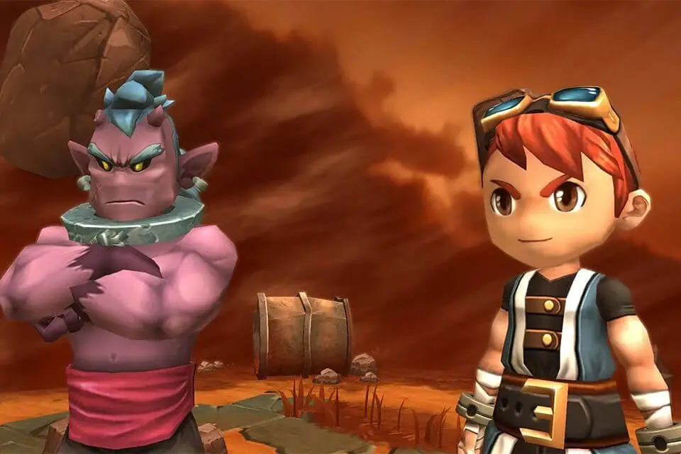 Screenshot of the Evoland 2 game