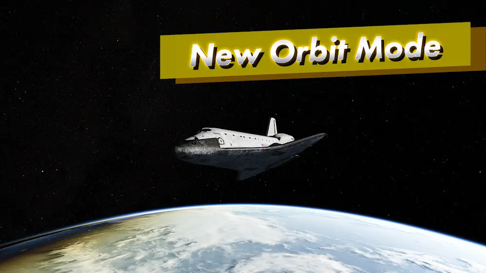 Screenshot of the F-Sim Space Shuttle 2 game