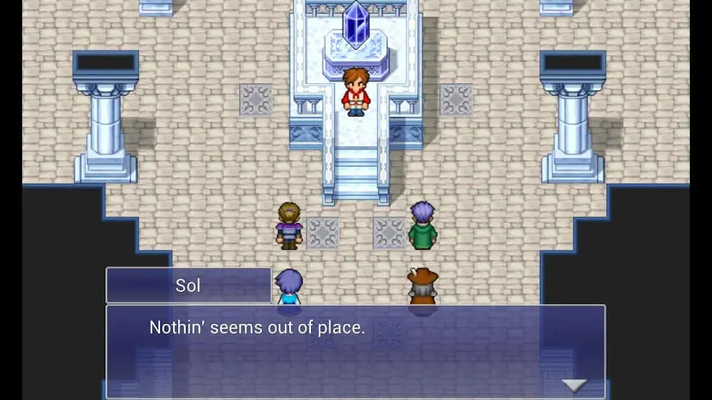 Screenshot of the FINAL FANTASY DIMENSIONS game