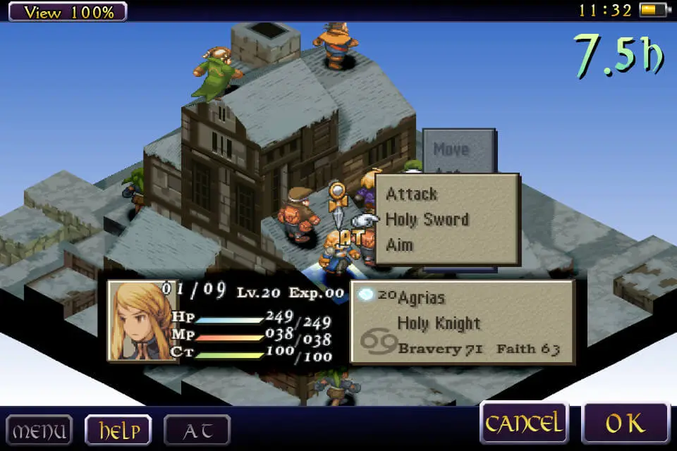 Screenshot of the FINAL FANTASY TACTICS: WotL game