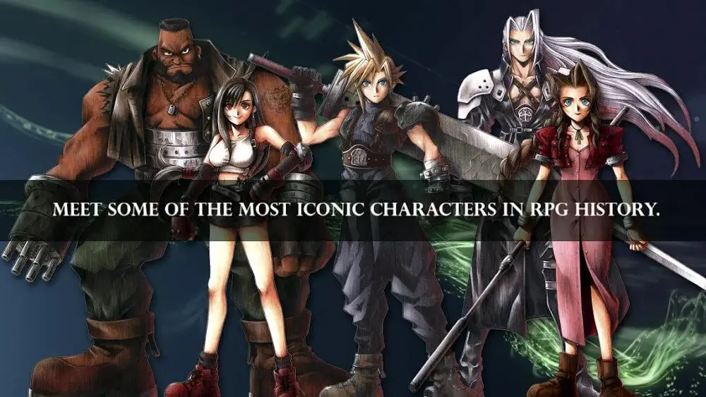 Screenshot of the FINAL FANTASY VII game