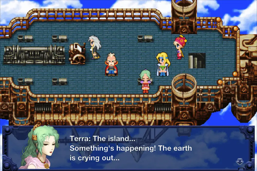 Screenshot of the FINAL FANTASY VI game