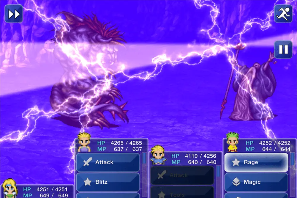 Screenshot of the FINAL FANTASY VI game
