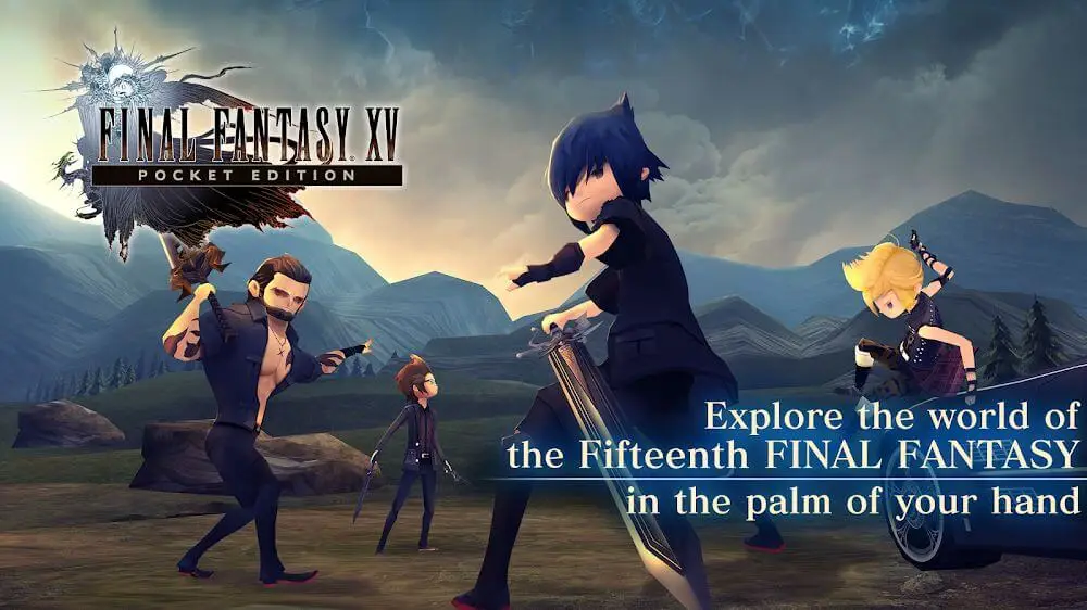 Screenshot of the FINAL FANTASY XV POCKET EDITION game