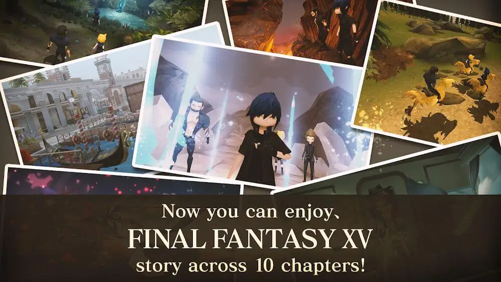 Screenshot of the FINAL FANTASY XV POCKET EDITION game