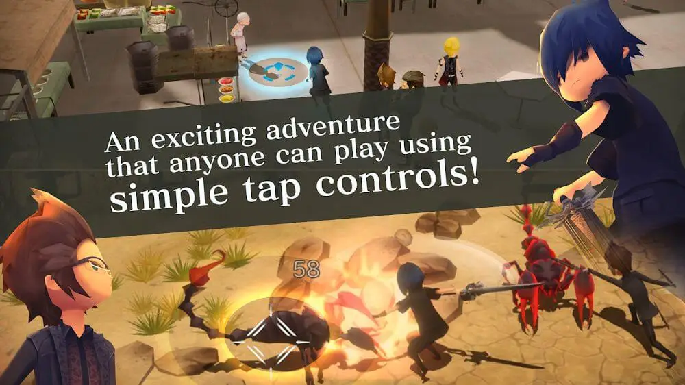 Screenshot of the FINAL FANTASY XV POCKET EDITION game