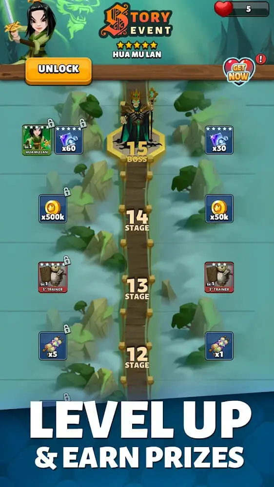 Screenshot of the Fable Wars app