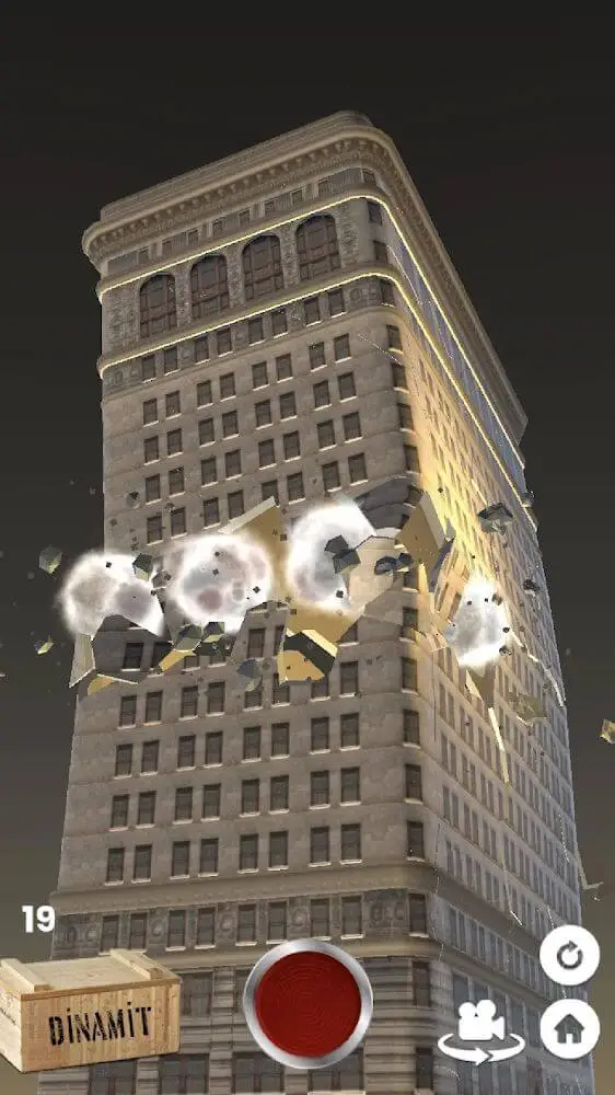 Screenshot of the Fake Island: Demolish! app