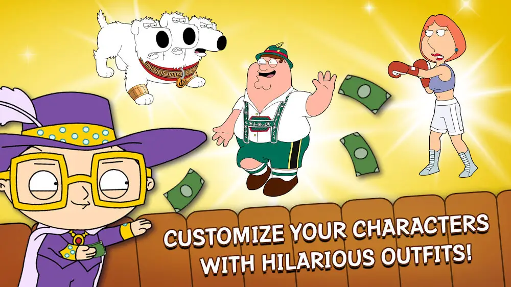 Screenshot of the Family Guy The Quest for Stuff game