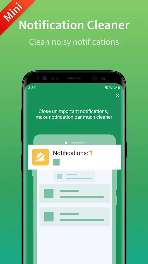Screenshot of the Fancy Booster app
