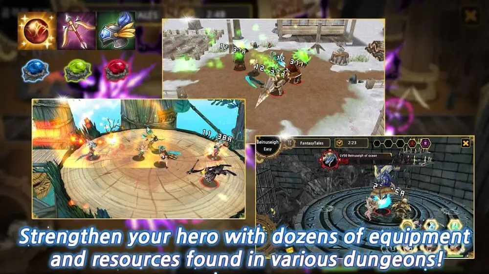 Screenshot of the Fantasy Tales game