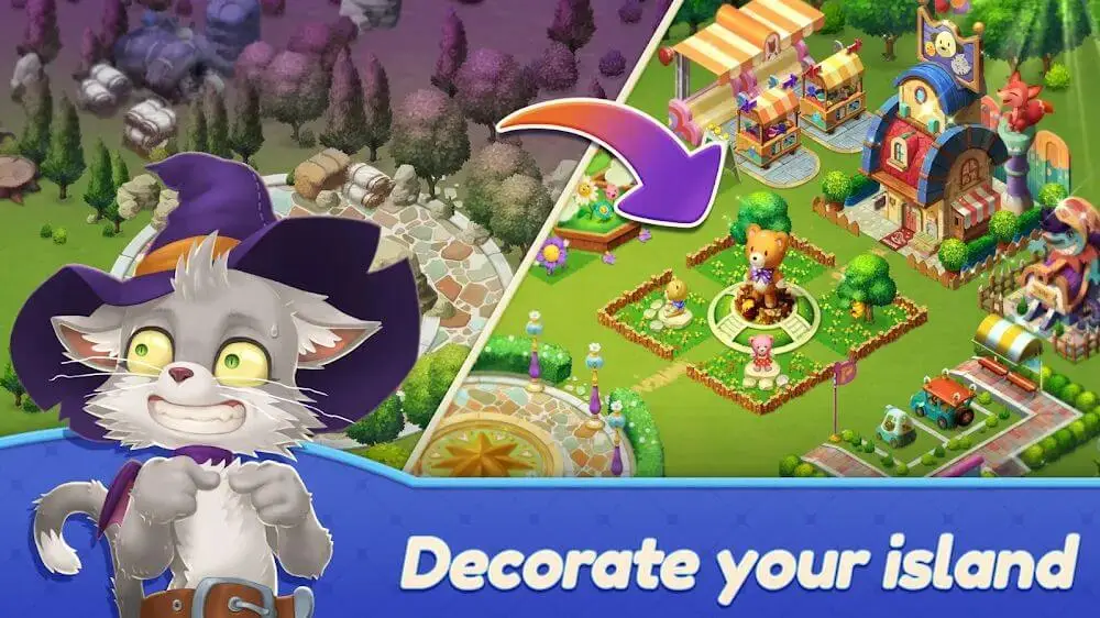 Screenshot of the Fantasy Toy Island game