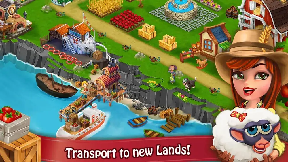 Screenshot of the Farm Day Village game