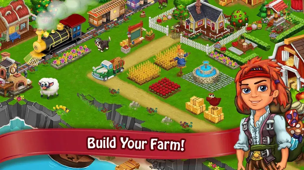 Screenshot of the Farm Day Village game
