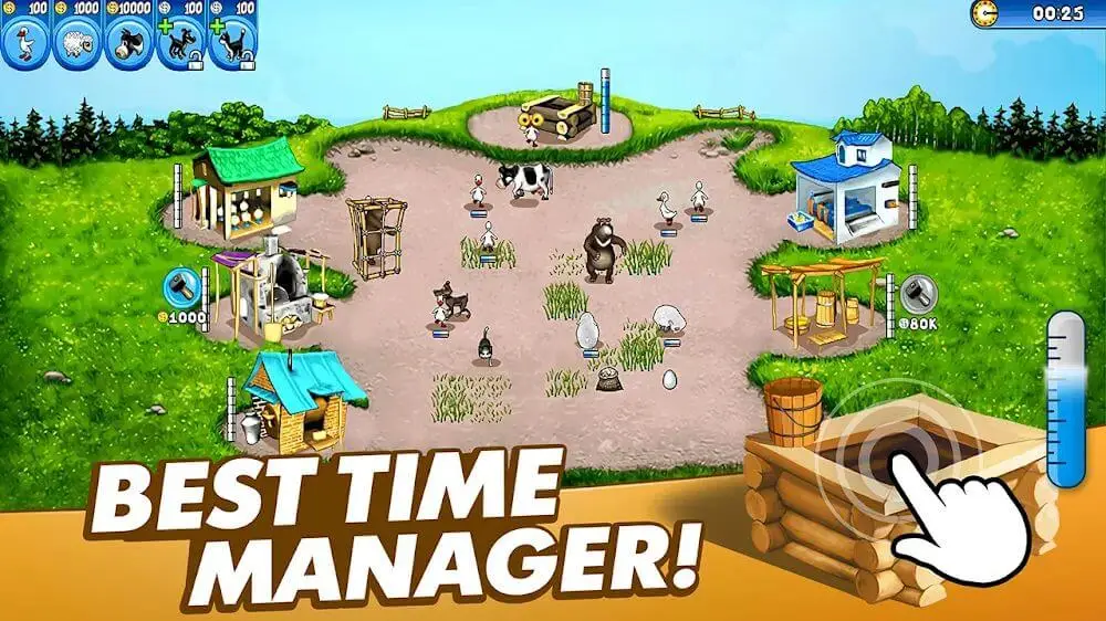 Screenshot of the Farm Frenzy game