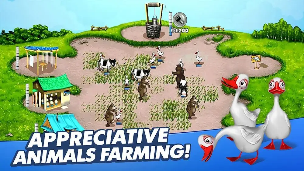 Screenshot of the Farm Frenzy game