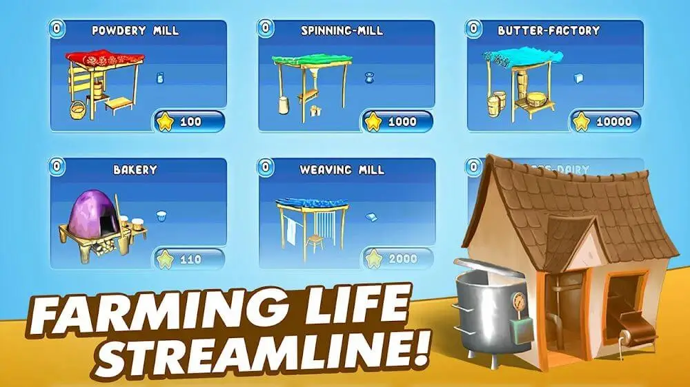 Screenshot of the Farm Frenzy game