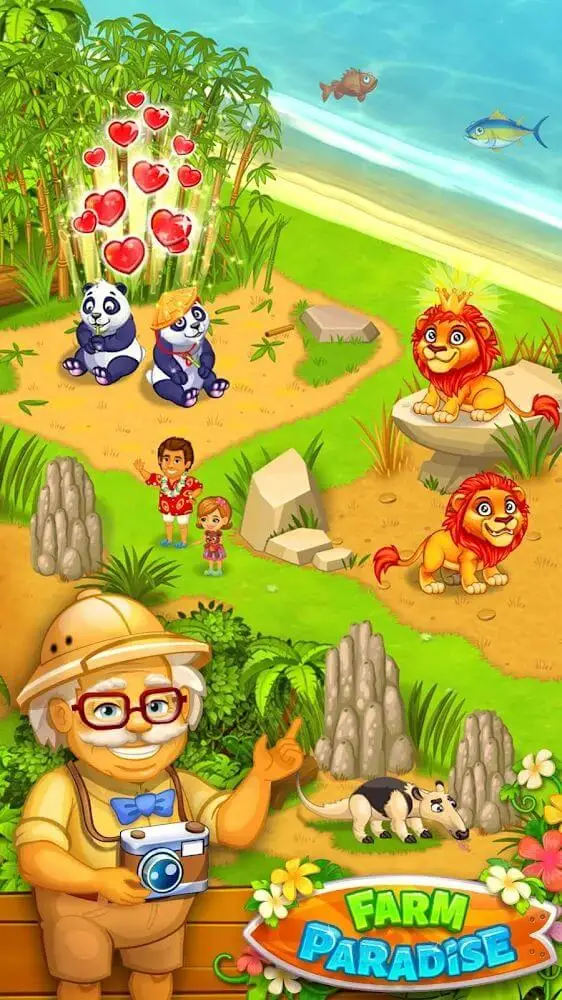 Screenshot of the Farm Paradise - Family Journey app