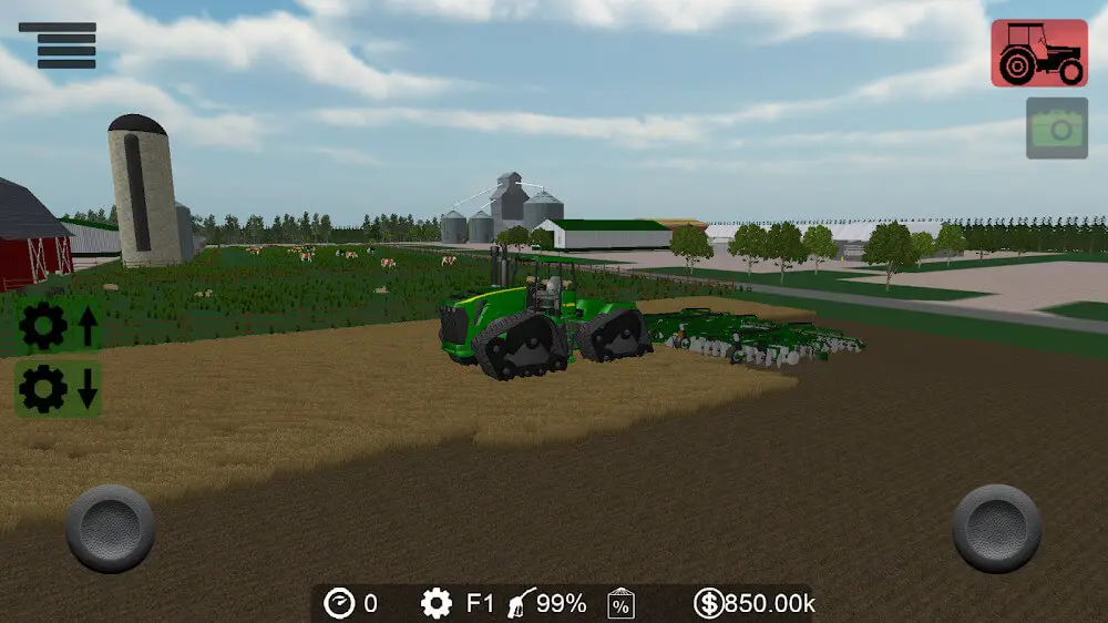 Screenshot of the Farming USA game