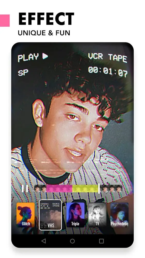 Screenshot of the Filto app