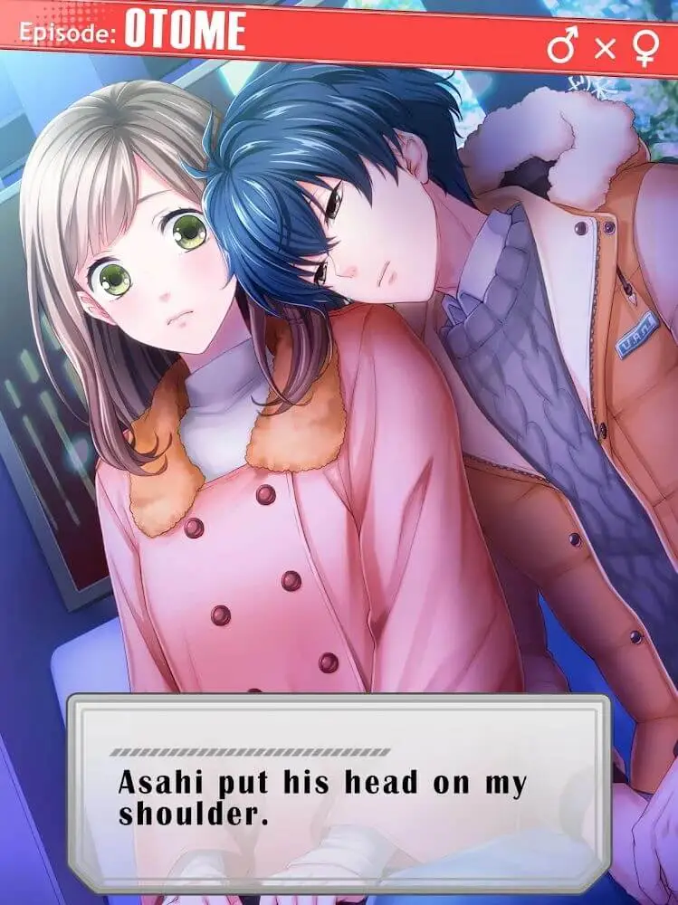 Screenshot of the First Love Story app