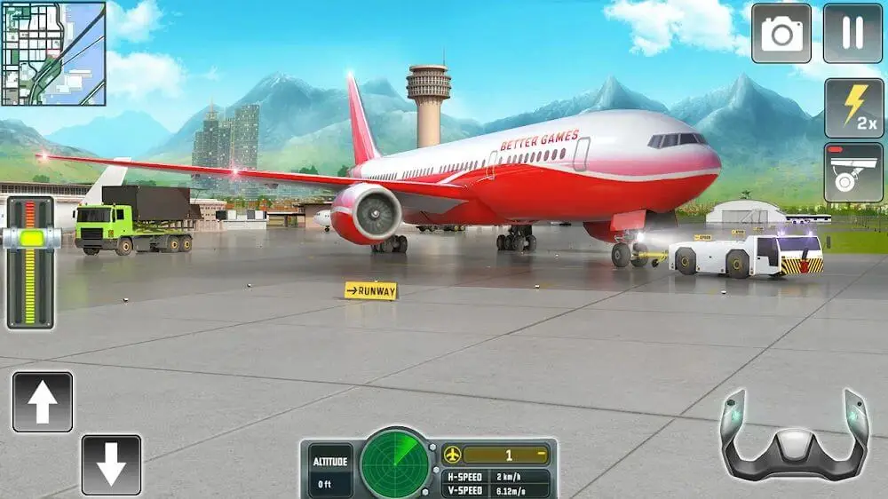 Screenshot of the Flight Simulator game