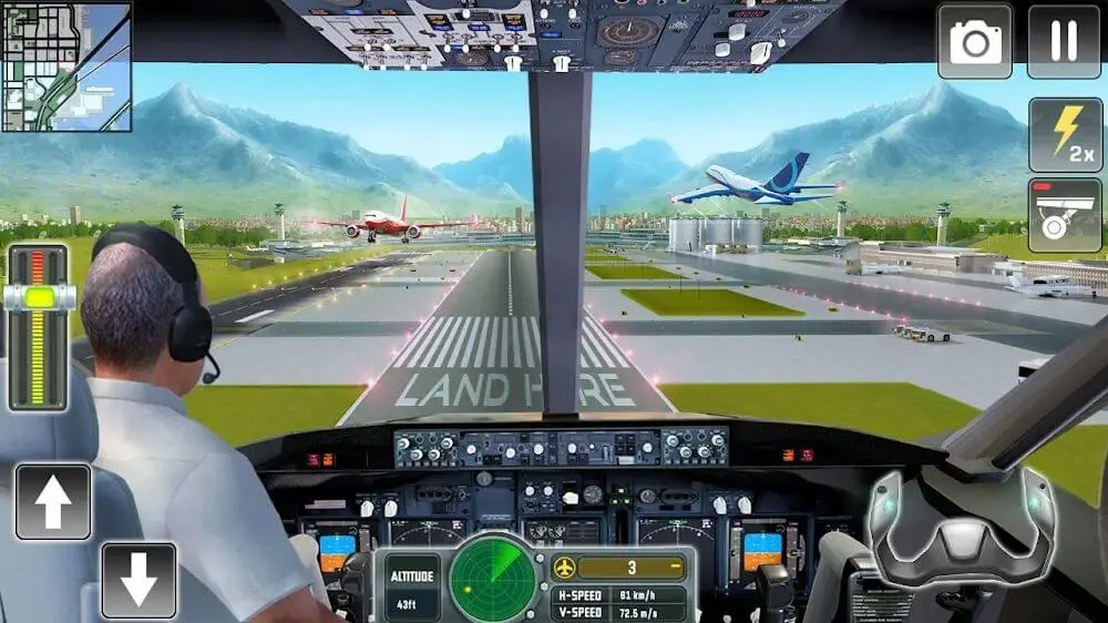 Screenshot of the Flight Simulator game