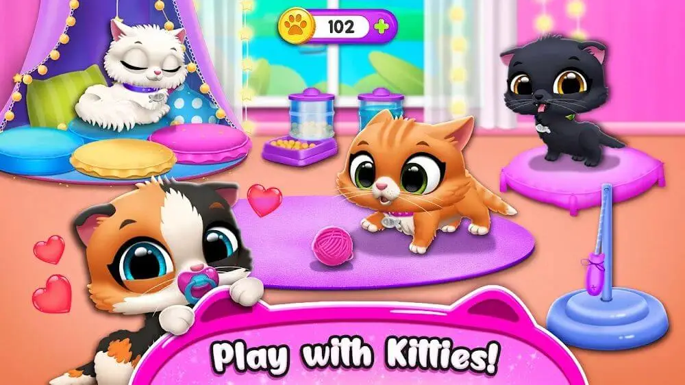 Screenshot of the Floof - My Pet House game