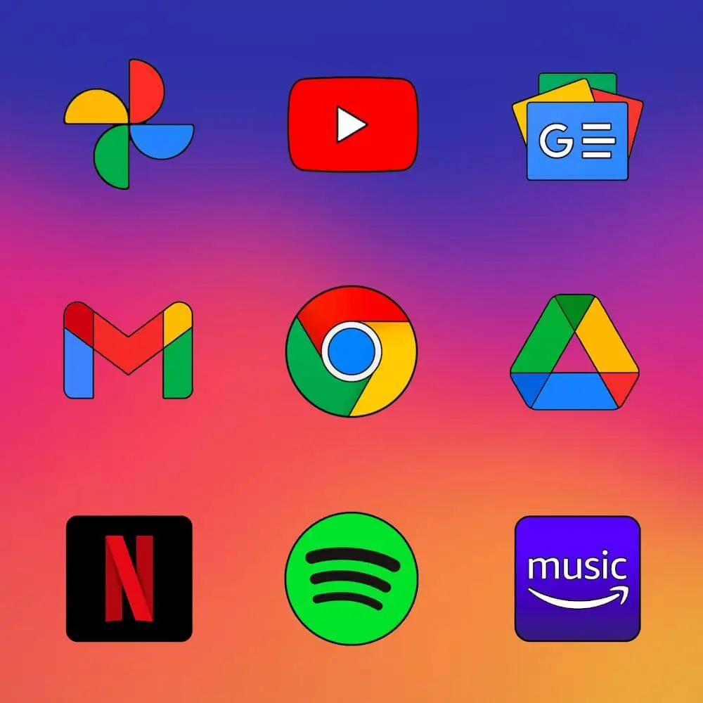 Screenshot of the Flyme - Icon Pack game