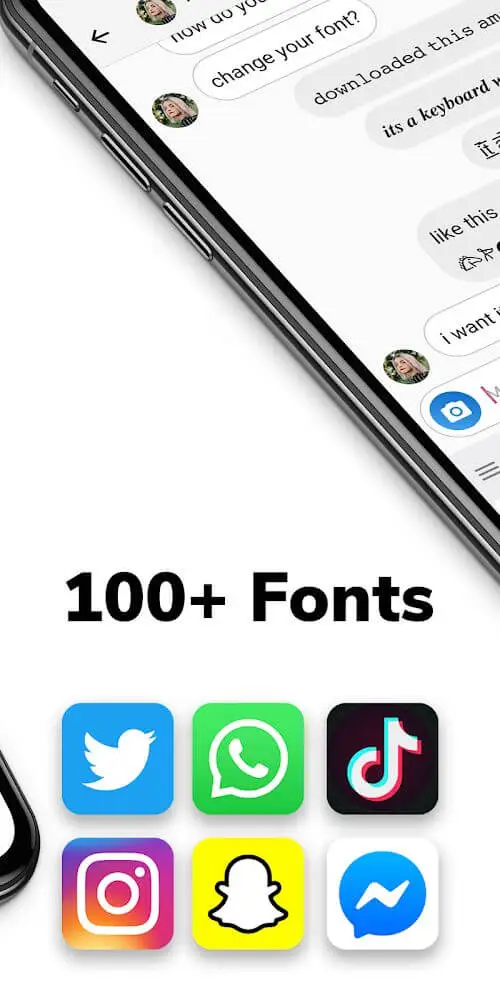 Screenshot of the Fonts app