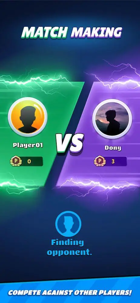 Screenshot of the Football Clash app