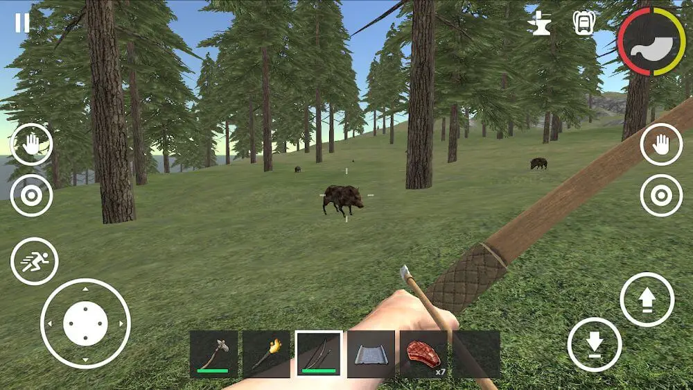 Screenshot of the Forest Survival game